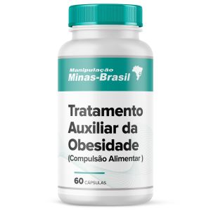 Tratamento Auxiliar da Obesidade (Compulsão Alimentar ) 60 Cápsulas