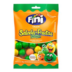 Bala Azedinha Salada de Frutas Com 80g Fini