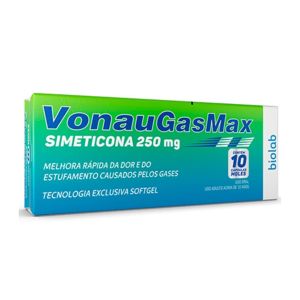 VonauGasMax 250mg Com 10 Cápsulas Moles Biolab