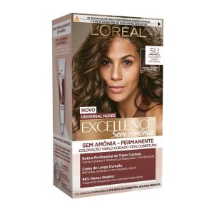 Tintura Universal Nudes Excellence Sem Amônia 5U Castanho Claro Universal L'oreal Paris