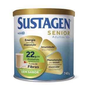 Complemento Alimentar Sustagen Senior Adultos 50 Mais Sem Sabor 740g