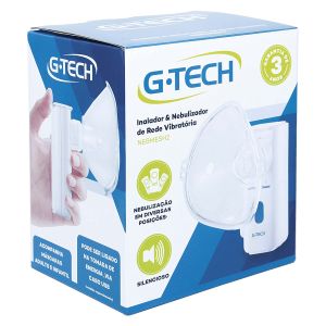 Inalador e Nebulizador de Rede Vibratória NEBMESH 2 Portátil G-Tech