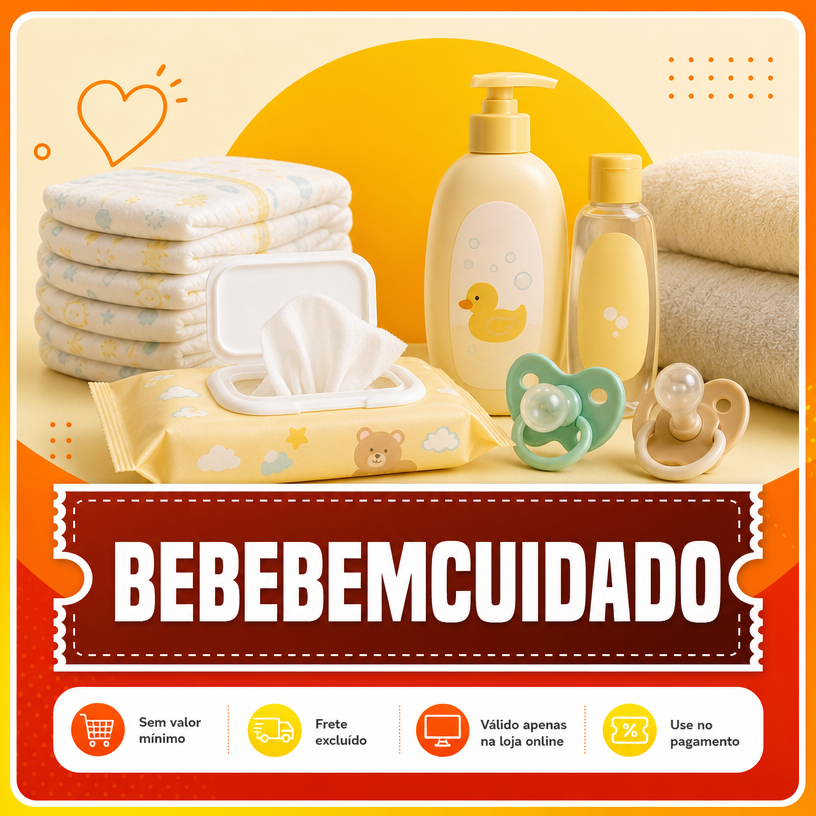 5% OFF em produtos selecionados para bebês
