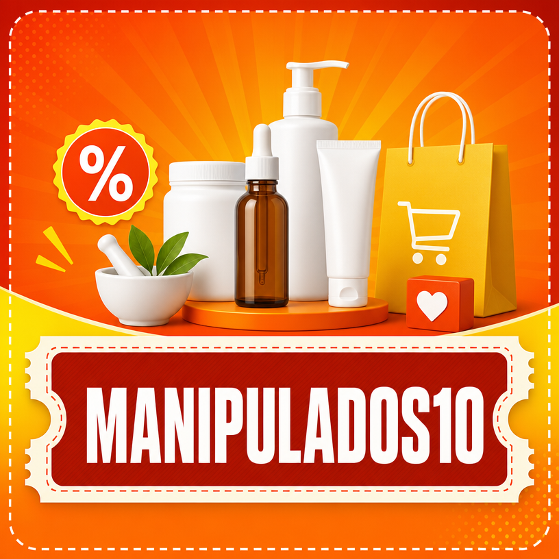 10% OFF em produtos da categoria Manipulação
