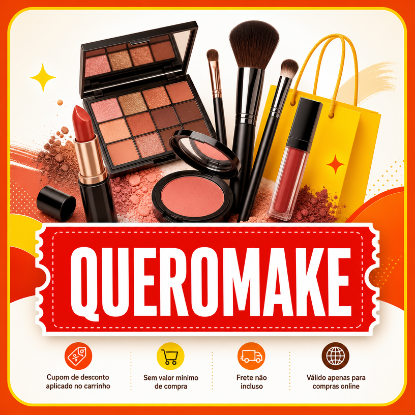 10% OFF em produtos de maquiagem selecionados