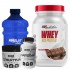 Combo Whey Mix Protein Chocolate Belga 900g e Creatina Power 100g e Cafeína 150mg e Galão 1l Absolut Nutrition