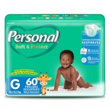 Comprar Fralda Personal Baby Total Protect Tamanho G Com 44