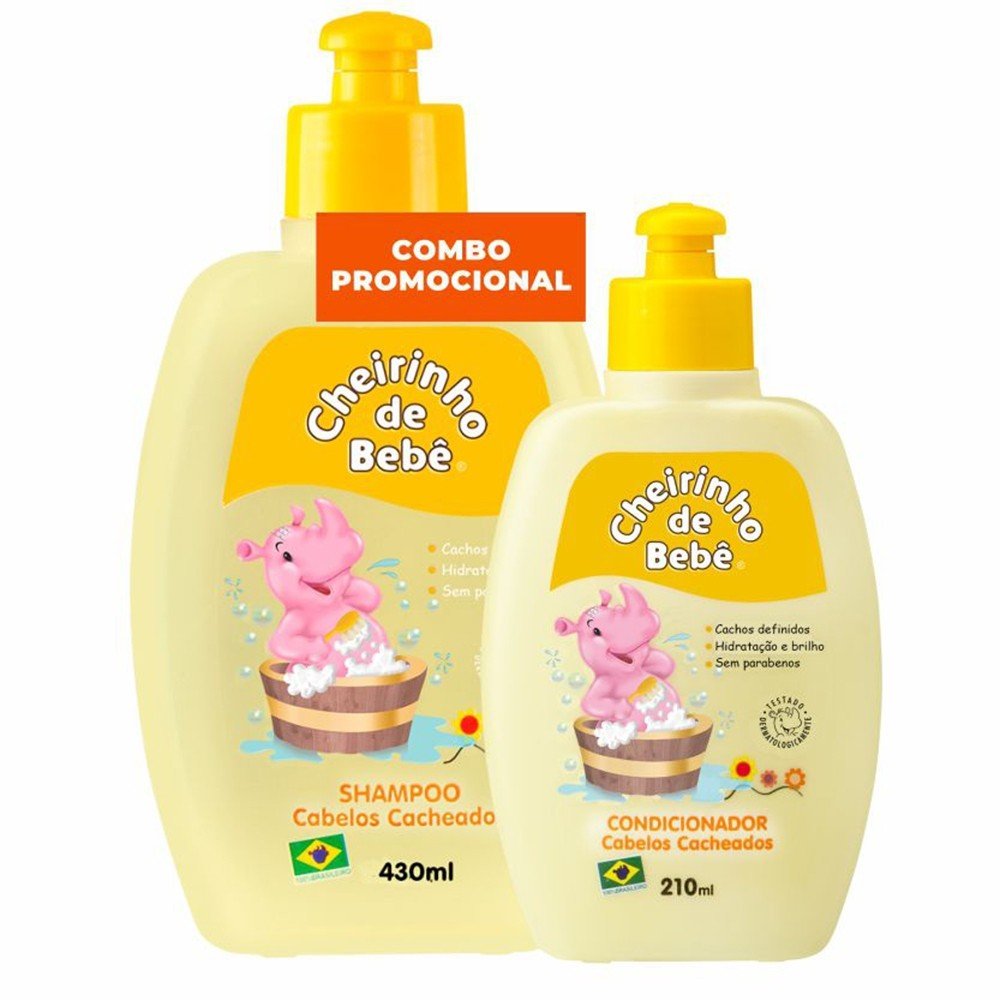 Comprar Kit Cheirinho De Bebe Cabelos Cacheados Shampoo