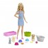 Boneca Barbie Banho de Cachorrinhos Wash Pets Mattel