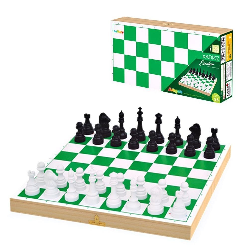 peças de xadrez escolares boa qualidade baratas