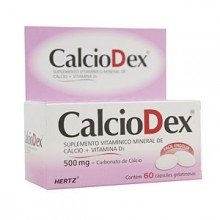 Calciodex + D3 Kley Hertz Caixa, 1 Unidade Com 60 Cápsulas Gelatinosas