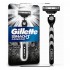 Aparelho de Barbear Mach3 Carbono Com 1 Refil Gillette