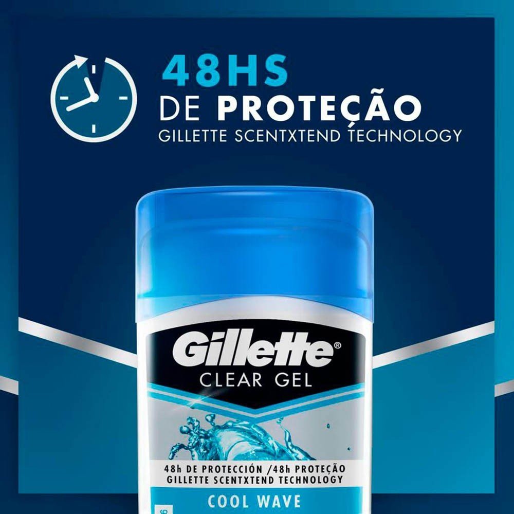 Comprar Desodorante Clear Gel Gilllete Cool Wave 45G