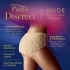 Roupa Íntima Feminina Pants Discreet Nude Tamanho Grande e Extra Grande 8 Unidades Tena