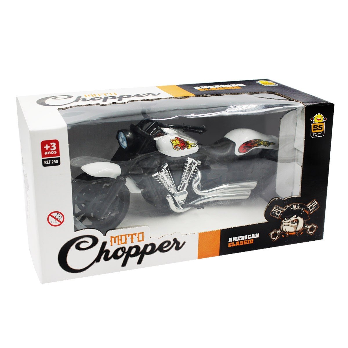 Moto de Brinquedo Chopper Action Infantil 4 cores - Tem Tem