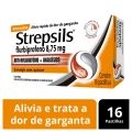 Strepsils Laranja sem Açúcar com 16 Pastilhas
