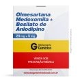Olmesartana Medoxomila 20mg Besilato de Anlodipino 5mg Com 30 Comprimidos Genérico Germed