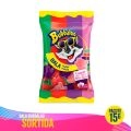 Bala Gelatina Bubbaloo Gatos Sortidas Sabor Melancia, Uva, Morango e Tutti-frutti 15g