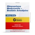 Olmesartana Medoxomila e Besilato Anlodipino 40mg/5mg Com 30 Comprimidos Genérico Ems