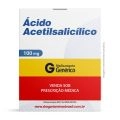 Ácido Acetilsalicílico 100mg Com 60 Comprimidos Genérico Eurofarma