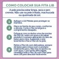 Fita Lib para Seios 1 rolo 9cm x 5m + 5 pares Lib Pétalas