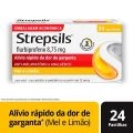 Pastilhas Strepsils 8,75mg Mel E Limão 24 Unidades Reckitt Benckiser