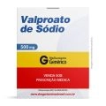 Valproato De Sódio 500mg 50 Comprimidos Genérico Biolab