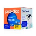 Kit Creatina Probiótica Monohidratada 300g + 2 Amostras 100% Pure Whey
