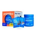 Kit Creatina Probiótica Monohidratada 300g + 2 Amostras 100% Pure Whey