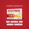 Resfenol Paracetamol 400mg + Cloridrato Fenillefrina 4mg + Maleato de Clorfeniramina 4mg 20 Cápsulas