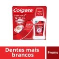 Kit Creme Dental Colgate Luminous White Com 3 Unidades + Enxaguante Bucal 250ml