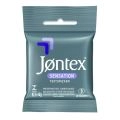 Preservativos Jontex Sensation Texturizado Com 3 Unidades