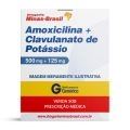 Amoxicilina + Clavulanato De Potássio 500Mg + 125Mg Com 18 Comprimidos Genérico Ems