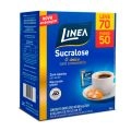 Adoçante Pó Linea Sucralose Com 70 Envelopes De 800mg Cada