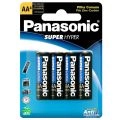 Pilha Panasonic Pequena Aa - Um-3Shs Com 04 Unidades