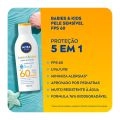 Protetor Solar Nivea Sun Kids Sensitive FPS 60 125 ML