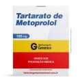 Tartarato de Metoprolol 100mg com 30 comprimidos Genérico Biosintética