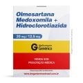 Olmesartana medoxomila 20 mg + Hidroclorotiazida 12,5mg C/30 comprimidos - Genérico Eurofarma