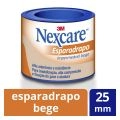 Esparadrapo Impermeável Nexcare Bege 25 mm x 0,9 m