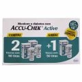Kit Accuchek Active Frasco com 50 Tiras - Leve 3 Pague 2