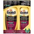 Kit Shampoo 300ml Condicionador 200ml Compridos Fortes Niely Gold