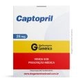 Captopril 25mg Com 30 Comprimidos Genérico Medley