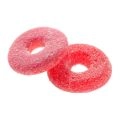 Balas De Gelatinas Fini Aros De Morango Azedinhos 80g
