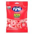 Balas De Gelatinas Fini Aros De Morango Azedinhos 80g
