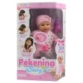 Boneca Pekenina Baby 30 Frases Miketa Brinquedos Ref: 0564