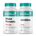 Kit Maca Peruana 500mg + Ioimbina 5mg