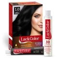 Kit Tintura Creme 1.0 Preto Intenso Lack Color