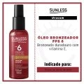 Óleo Bronzeador Urucum Fps6 Sunless Farmax 120Ml