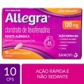 Allegra 120mg 10 Comprimidos
