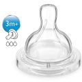 Bico de Mamadeira Número 3 Fluxo Médio Anti-colic Philips Avent Ref:SCF633/27